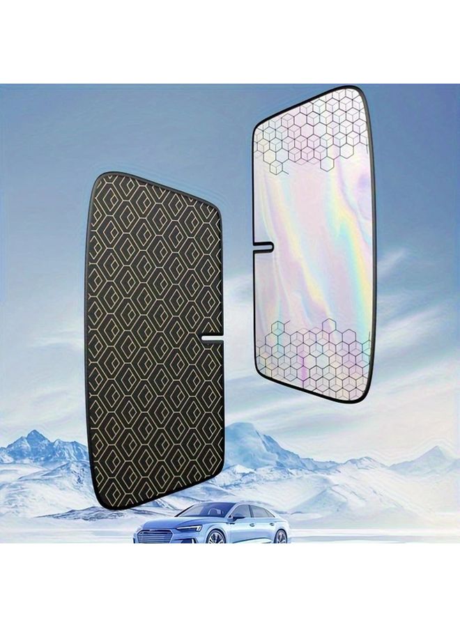 For Tundra 5 Layer Laser Cut Car Windshield Sunshade Universal Heat Blocker - Image 4